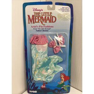 Vintage Disney's The Little Mermaid Ariel's Fin Fashions Tyco  1870-6 Sealed